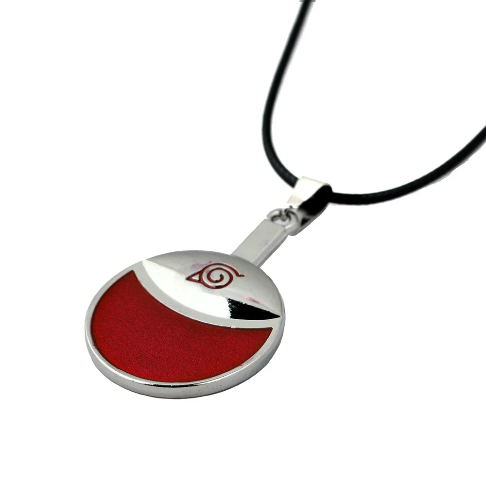 VEIA Jewelry популярное аниме наруто ожерелье Sasuke семья Uchiha Marks красная круглая монета
