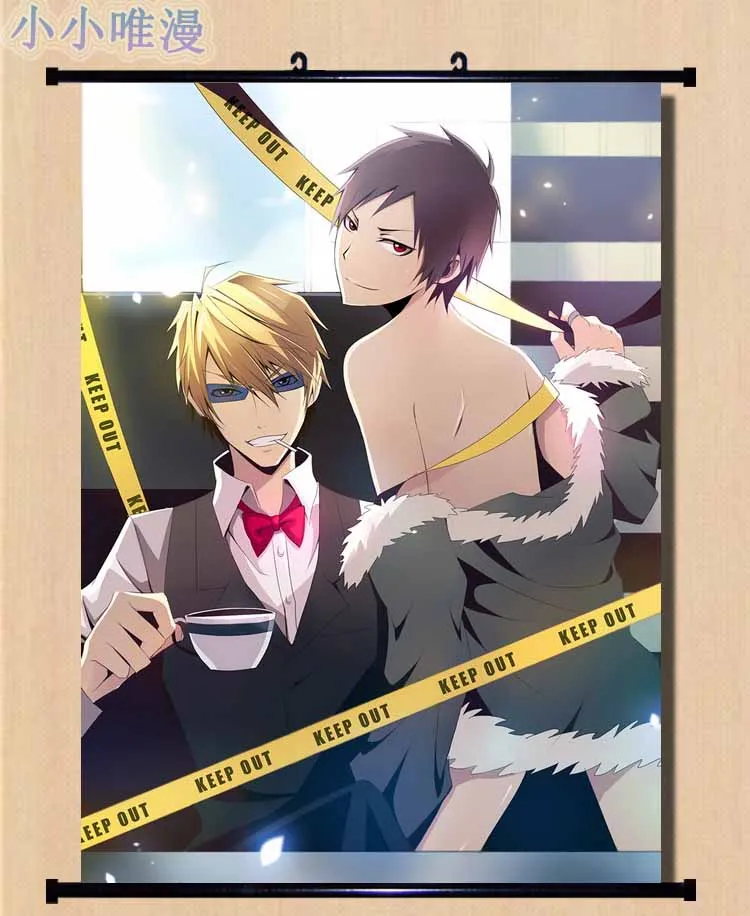 Декоративные изображения японского аниме DuRaRaRa! Настенные прокрутки для