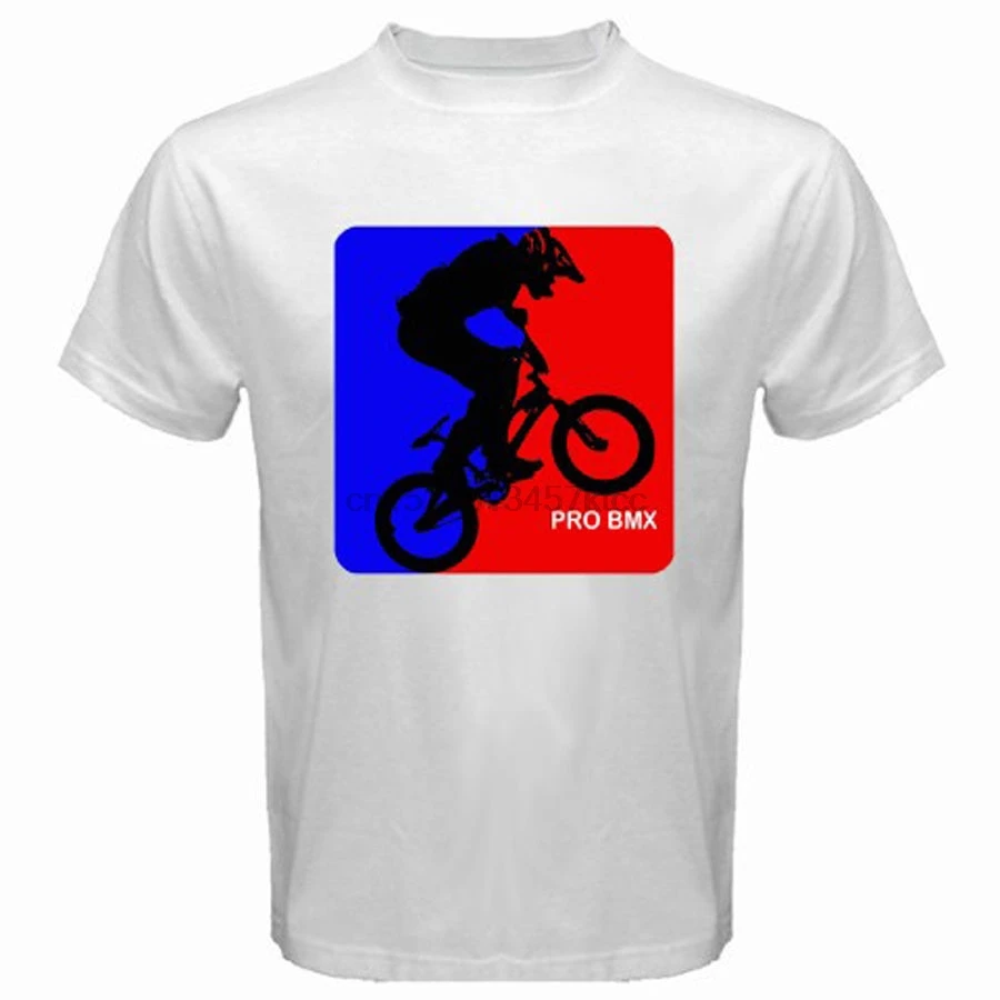 Новая мужская Белая Спортивная футболка с логотипом PRO BMX размер S до 3XL хит продаж