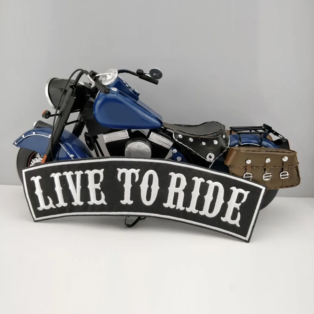 Нашивка LIVE TO RIDE rider патчи с вышивкой утюгом индивидуальная аппликация для куртки