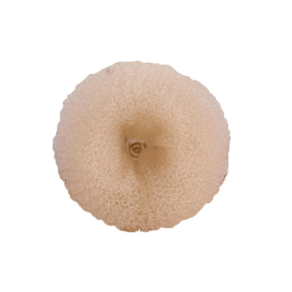 S Beige Новые Модные Элегантные женские, дамские, девичьи Волшебные Шейперы, пончики для волос, кольцо для волос, булочка, модные аксессуары для укладки волос, S/M/L, удобная ручка - Цвет: S Beige