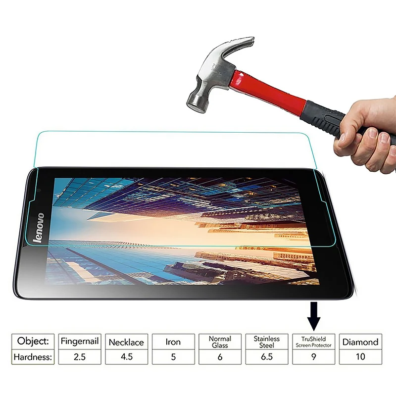 Закаленное стекло Gertong для планшета Lenovo Tab 4 10 8 plus чехол на экран 3 710L 850F 850M 730M 1 7