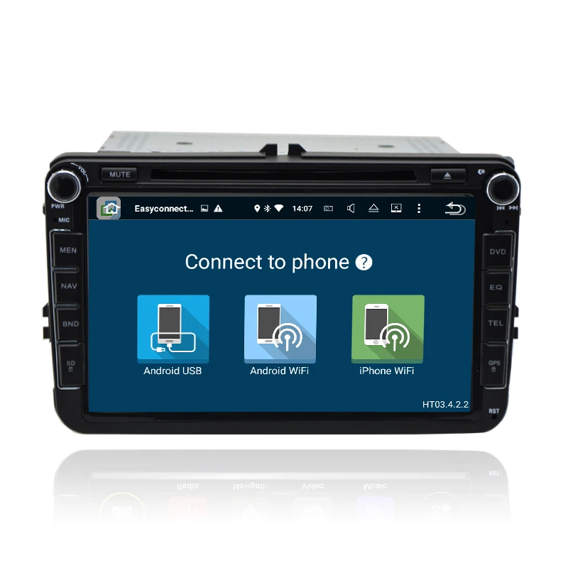 Автомобильный мультимедийный стерео плеер система на Android 9 2 Гб ОЗУ с GPS