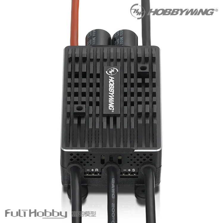Щеточный электронный регулятор скорости Hobbywing Platinum HV V4 130A BEC/OPTO 6-14 S Lipo пустая