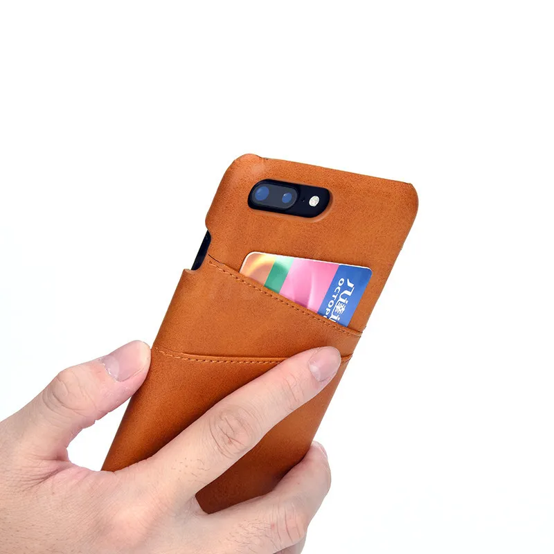 SHUOHU Luxury PU Leather Wallet Phone Cases for iPhone 7 6 6S Plus Case Business Card Back Cover X 8 |