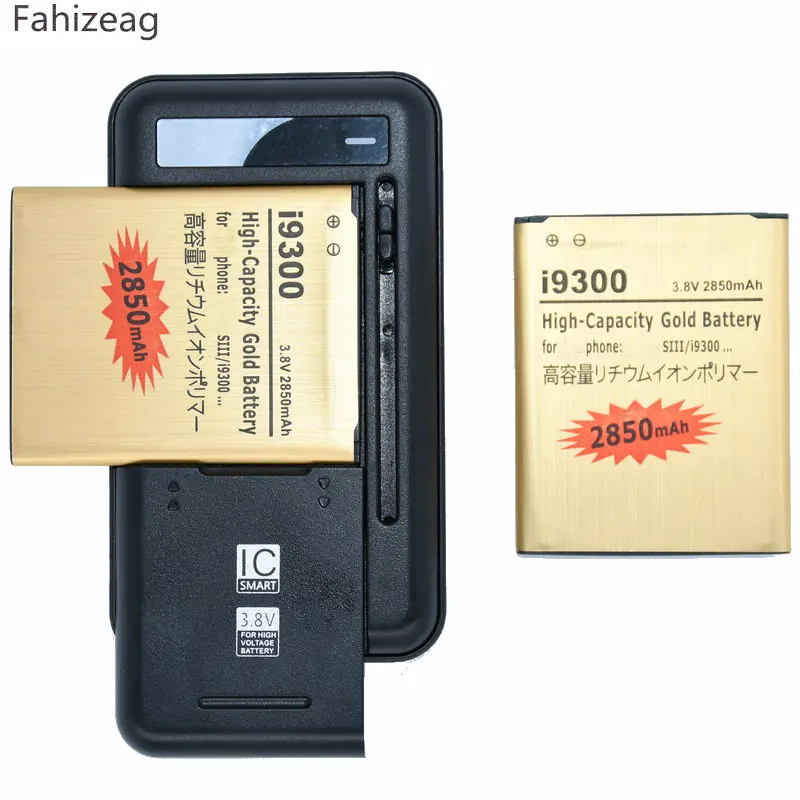 Fahizeag 2 шт. Золотая EB-L1G6LLU запасная батарея для сотового телефона + зарядное