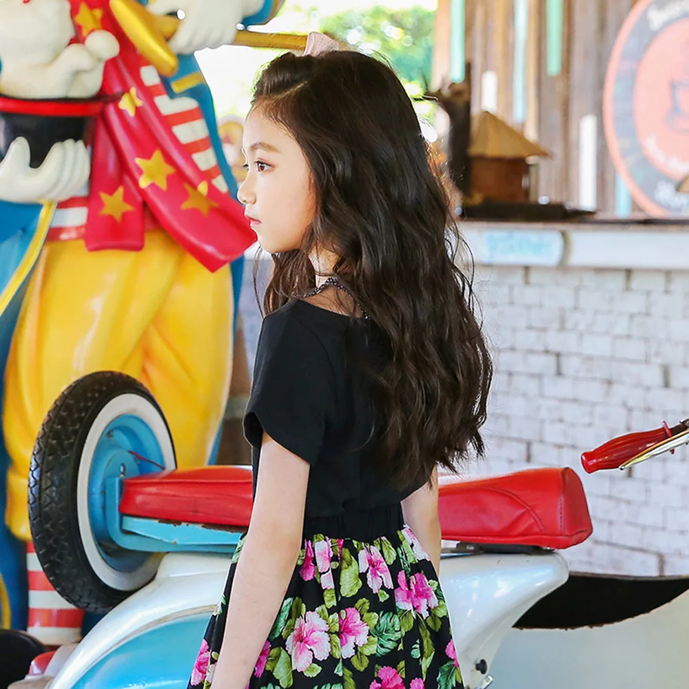 Летняя футболка для девочек однотонные футболки короткий рукав топы жестяным