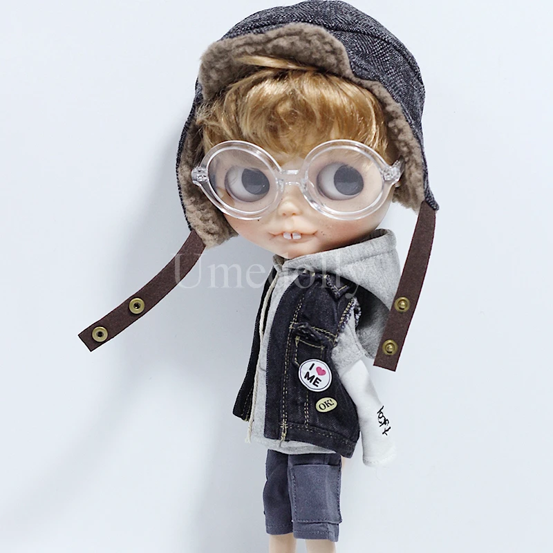 1 шт. модная Кукла Icy Blythe одежда наряды джинсовый жилет для куклы Holala Pullip Azone Licca