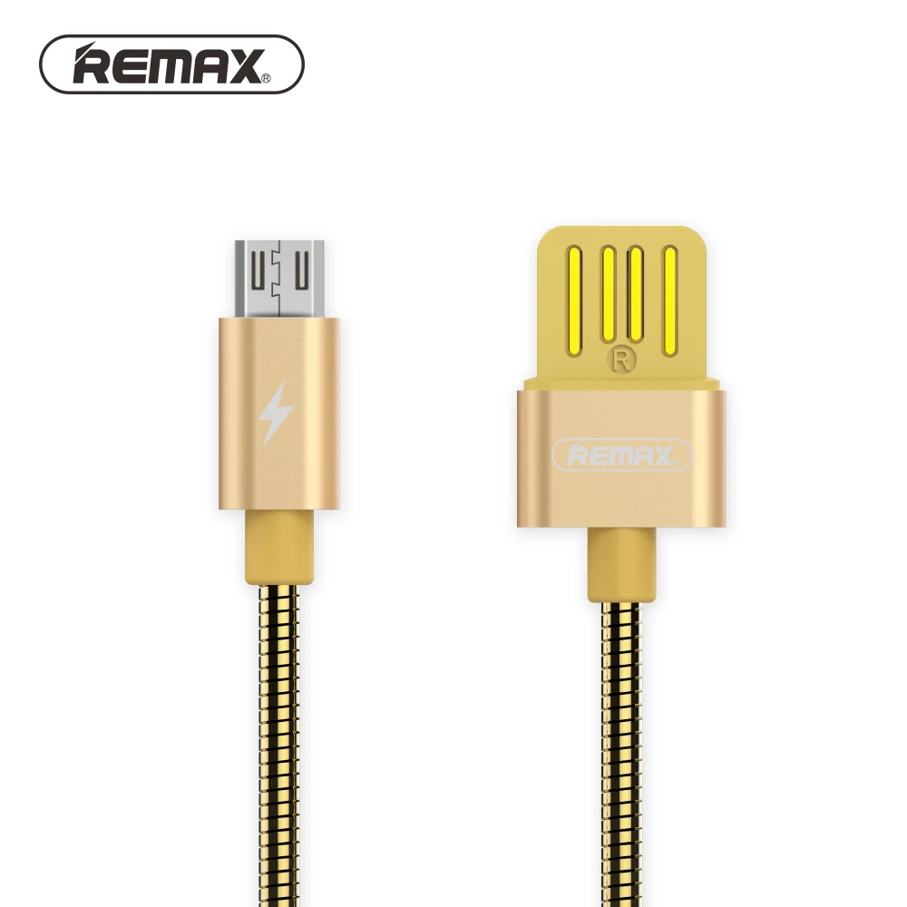 Remax Metal Spring Wire Silver Serpent 2.1A USB Fast Charging Data Charger Cable for Samsung Xiaomi Micro Cord | Электроника