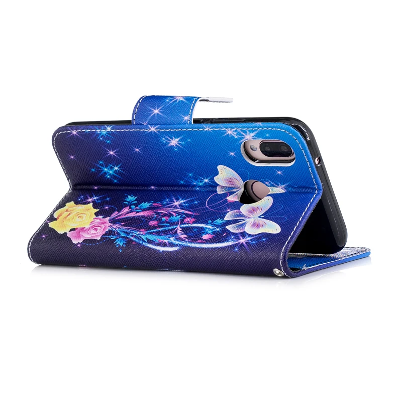 Кожаный чехол-портмоне для Huawei P20 Lite флип-чехол Nova 3E чехол телефона с отделением