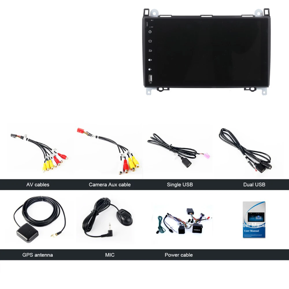 9 дюймов Android 7.1 автомобилей медиа Радио плеер для Benz W169 W245 Sprinter Viano Vito Wi-Fi 2 г + 16