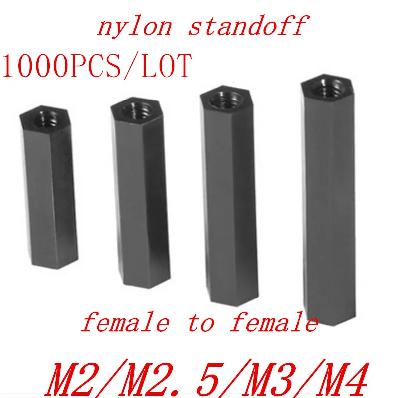 500 1000 шт. черная стойка M2 M2.5 m3 M4|Винты| |
