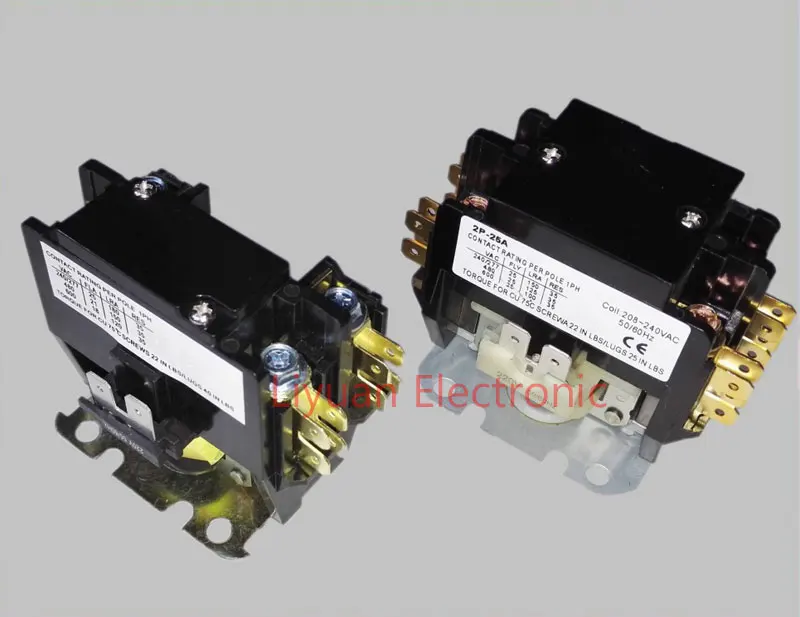 Флейта 1 шт (флейта/2) биполярный кондиционер контактор переменного тока/25 А|contactor