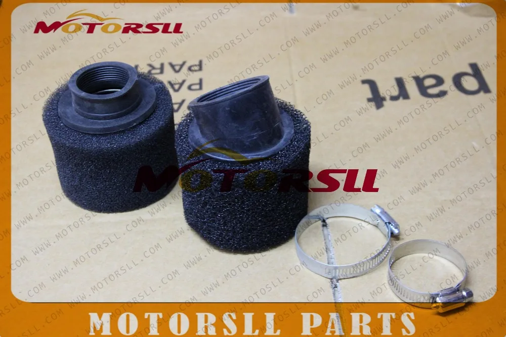 Прямой воздушный фильтр из пены 38 мм-48 мм угловой очиститель губки 50 куб. См мопед