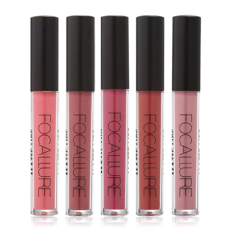 FOCALLURE водостойкая Матовая жидкая губная помада с увлажняющим действием гладкая