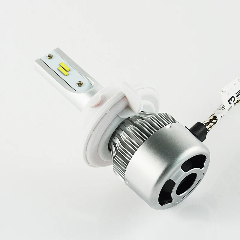 Led Car 2x 72w 7600lm Highlight H13 H/l Headlight Kit Bulb 9-31v Flip Chip 6000k Truck Fog Head Lamp Can All Autos Use | Автомобили и