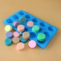 nicole silicone mold 15 cavity round shape handmade soap tool chocolate candy making mould