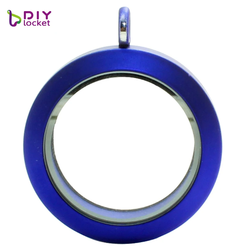 diylocket 30mm Round twist living locket Colourful floating charm (chains included for free) LSFL025 | Украшения и аксессуары