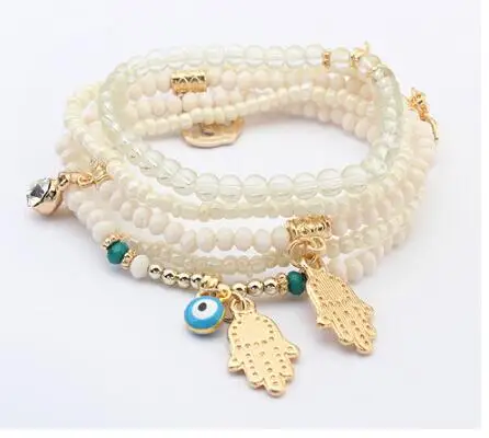 Fashion Bohemian Bracelets for Women Beaded Multilayer &amp Bangles Charm Pulseras Mujer Jewelry Masculina Y8927 | Украшения и