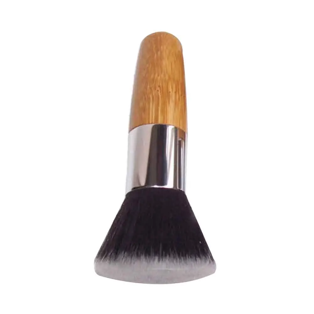 Деревянная ручка большой головой Форма головы Пудра Косметика Make Up Brush
