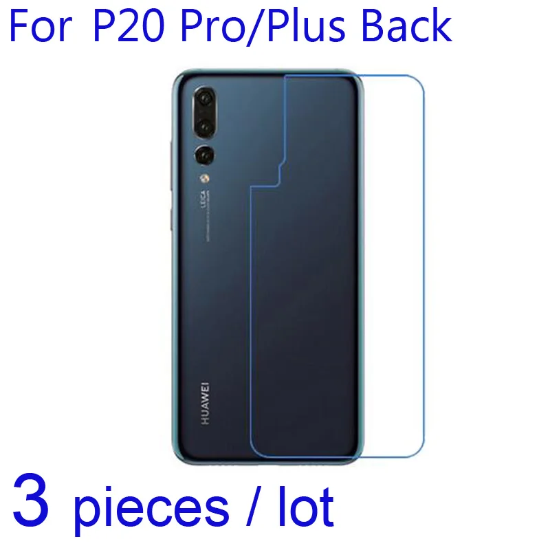 3 шт. Экран протекторы для huawei P20 ПЛЮС Pro/P20 Lite назад гвардии пленка