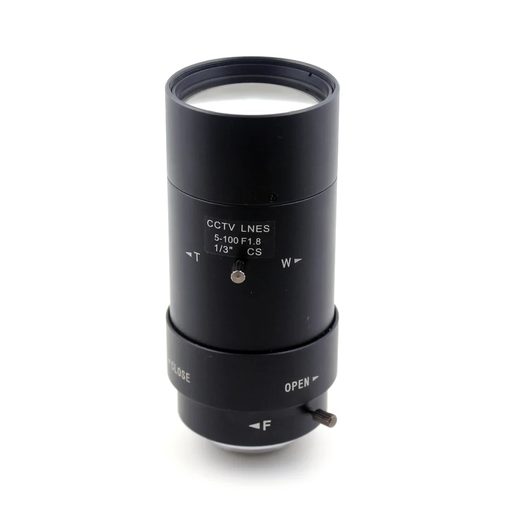 Новинка 5 100 мм CS F1.8 объектив 1/3 &quotварифокальный зум Ручной Радужный для камеры