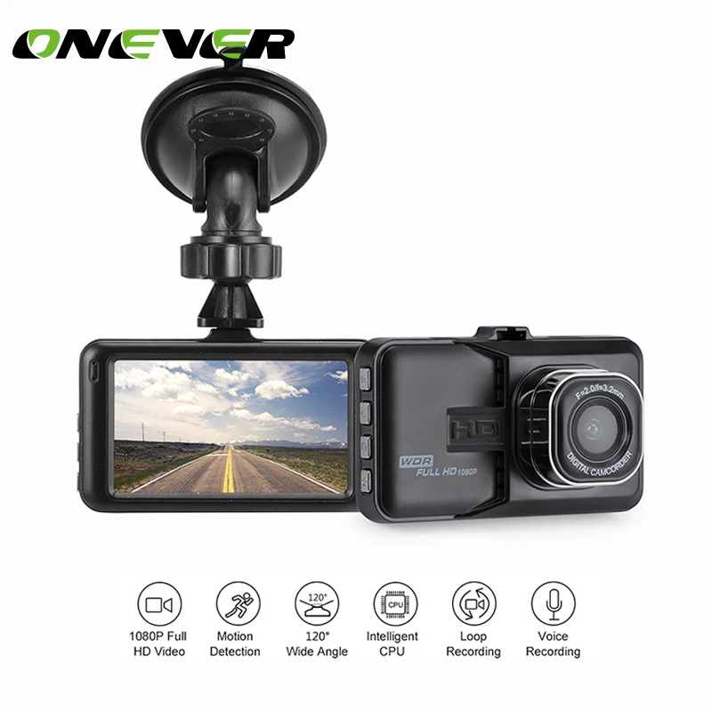 Мини видеорегистратор Onever 1080P 3 дюйма поворот на 360 градусов|Видеорегистраторы| |