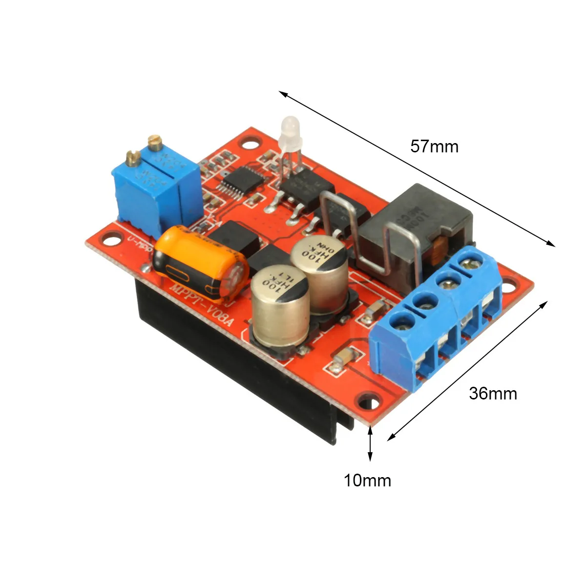 5А регулятор MPPT контроллер солнечной панели зарядка аккумулятора 9В 12В 24В
