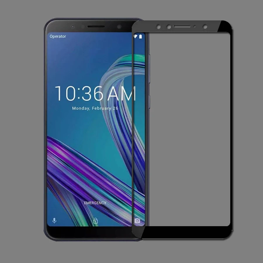 Защитная пленка на весь экран с защитой от царапин закаленное стекло для Asus Zenfone