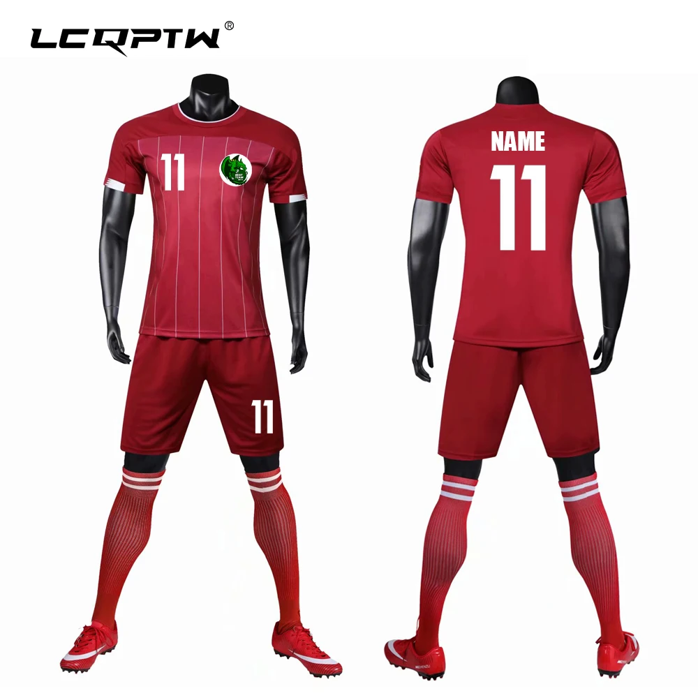 Оптовая продажа детские футбольные футболки Survete для мужчин спортивный комплект