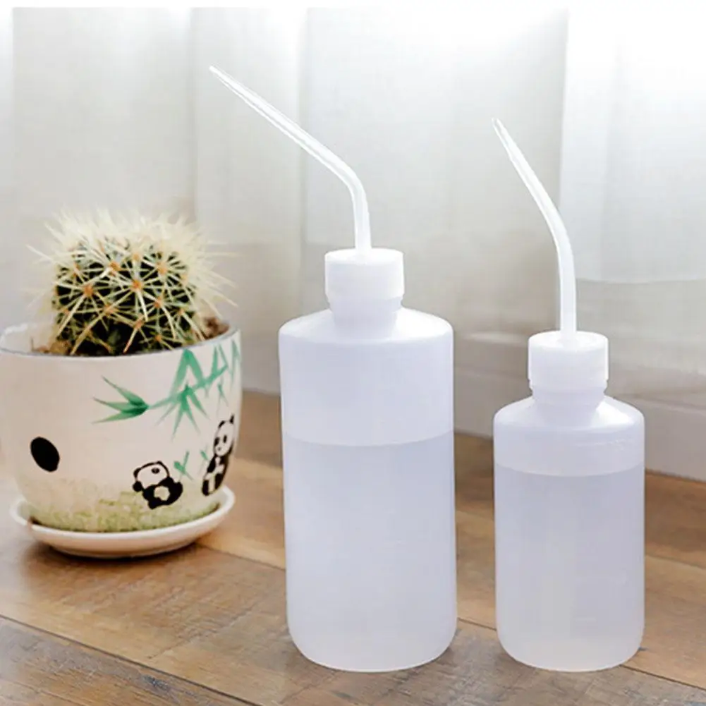 Полив банок с изгибом рта выдавливание бутылки разбрызгиватель садовый