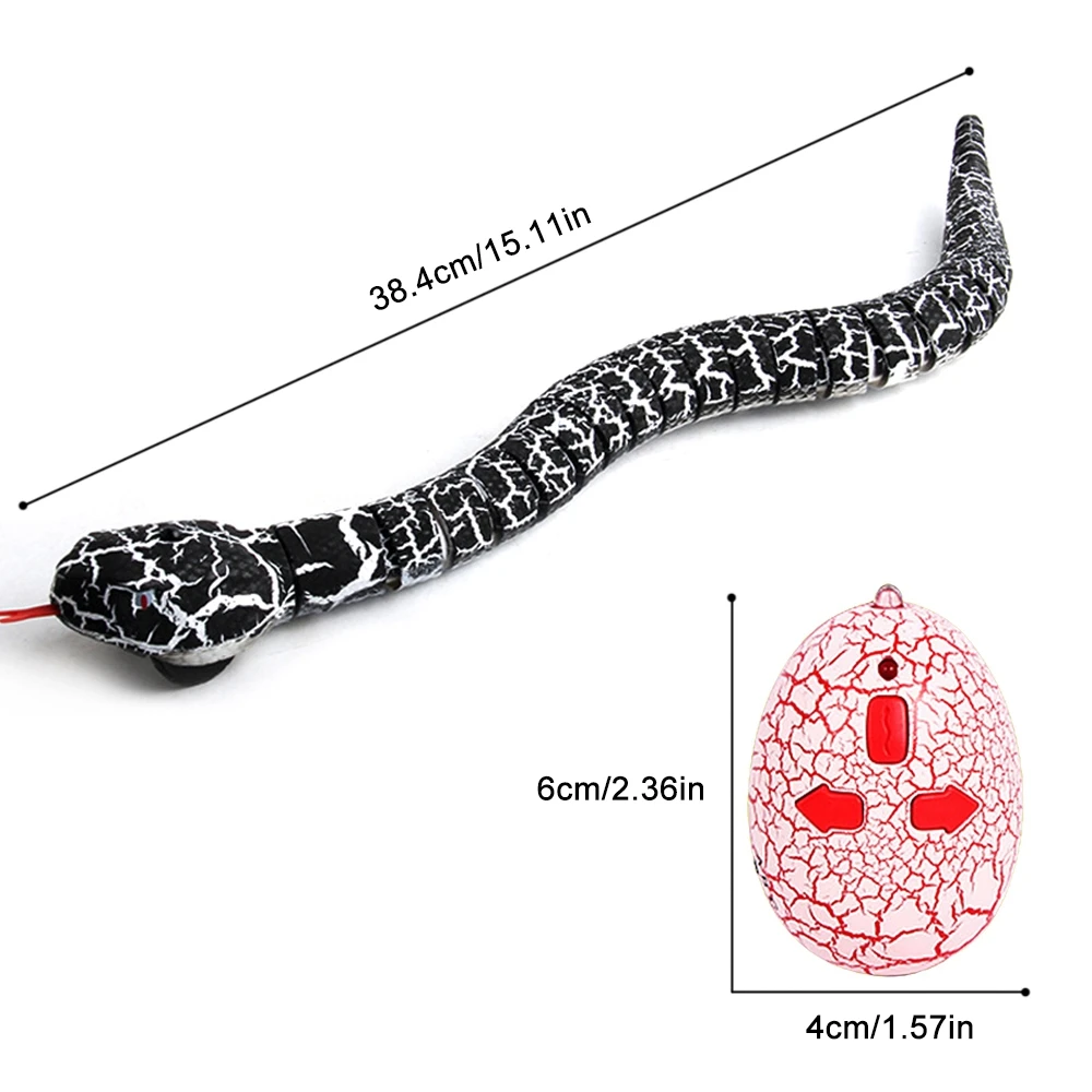 Realistic RC Rattlesnake Toys Chargeable Remote Control Egg Animal Trick Terrifying Mischief Funny Novelty Gift For Kids |