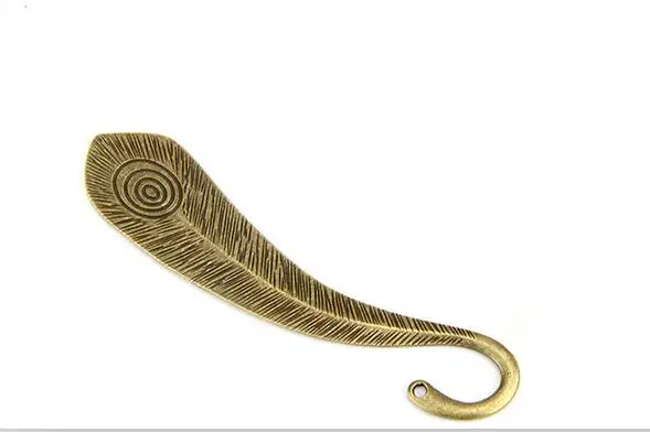 3 шт. античный серебряный тон/античная бронза с отпечатком пальца Kanzashi/Закладка