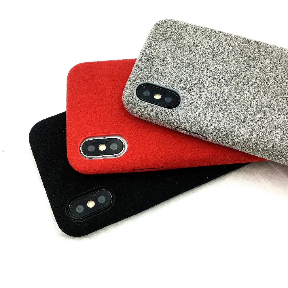Чехол для Телефона iPhone 7 чехол iphone X роскошный красный простой мягкий из ТПУ 6 6S 8 Plus
