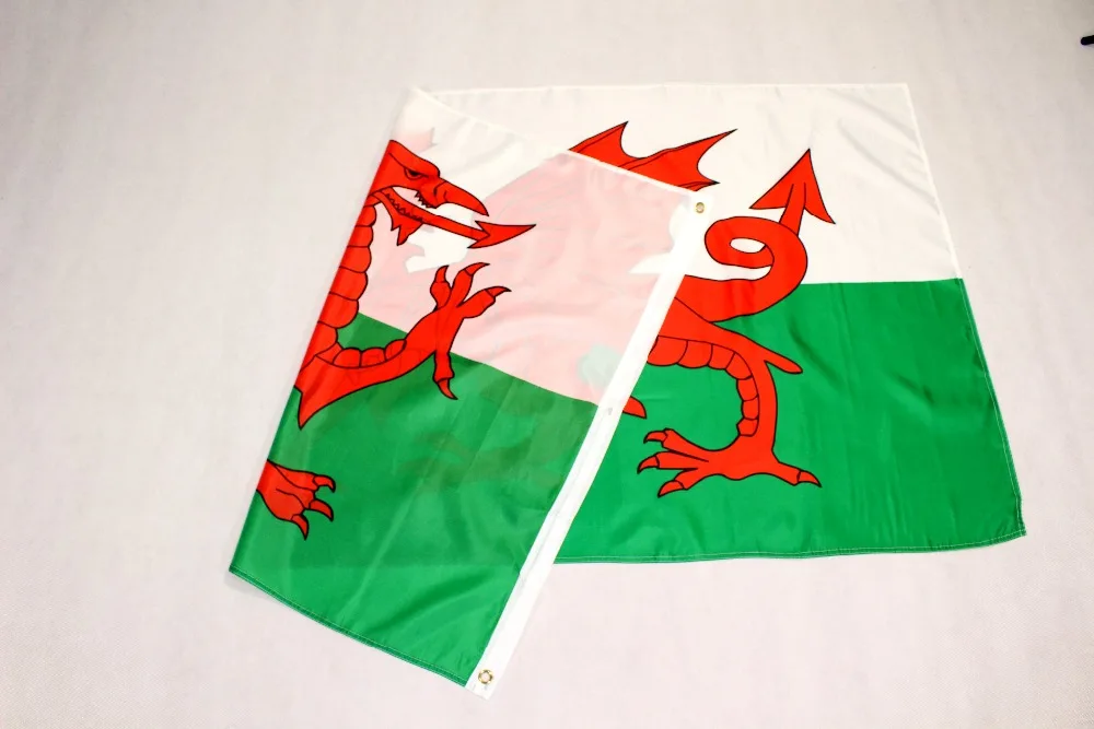 Подвесной флаг 90*150 см в виде красного дракона Уэльса Cymru для украшения|Флаги