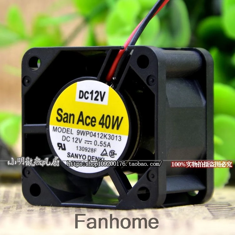 Оригинальный вентилятор охлаждения для SANYO Sanyo 9WP0412K3013 4028 DC12V 0.55A|Кулеры и системы