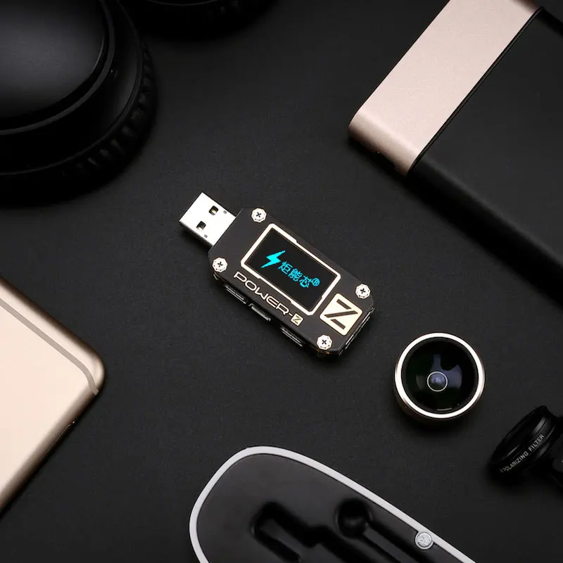 USB Многофункциональный тестер PD вольтметр детектор тока Пульсация двойной Type C