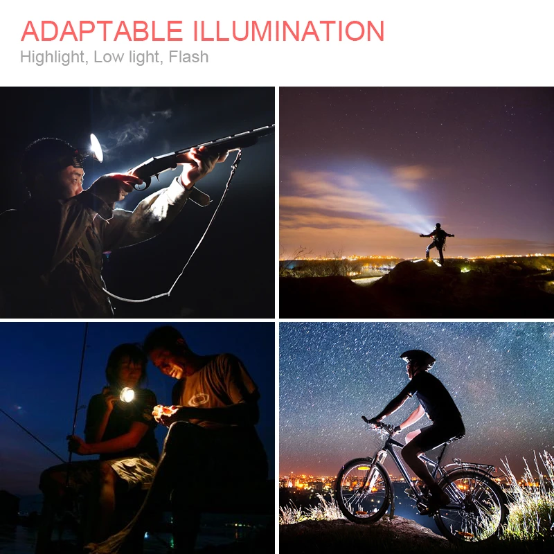 

Ultra Bright 40000LM 16*XML T6 LED Headlamp Bicycle Front Headlight Waterproof 3 Modes Head Lamp For Outdoor Night Riding