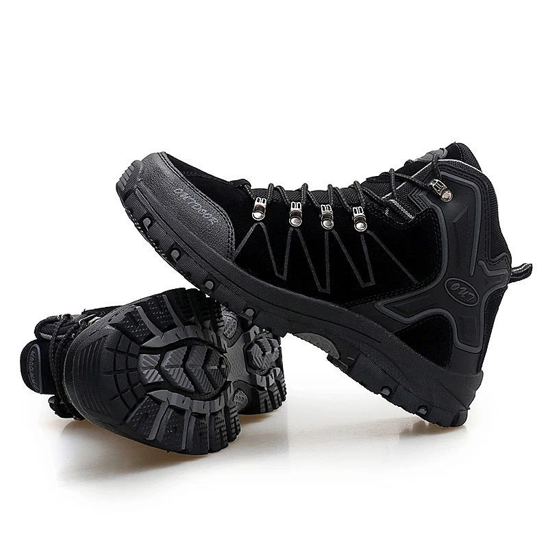 2018 Fashion Men Snow Boots Super Warm Suede Leather Plush Ankle boots Work Shoes Men's Outdoor Winter shoes nx5 | Обувь