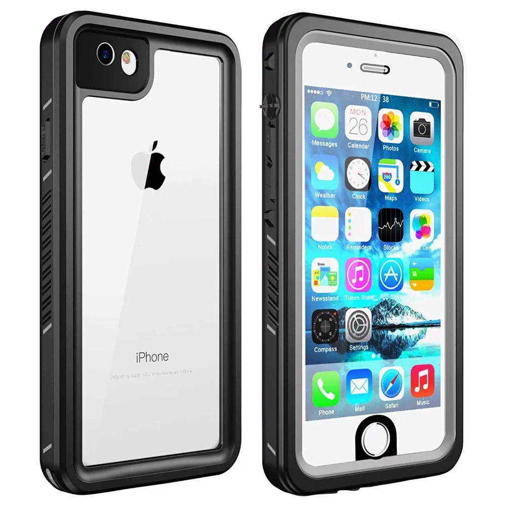 

For iPhone 6 6s IP68 Waterproof case Shock Dirt Snow Proof Protection With Touch ID for iPhone 6/6s Plus Case Cover Skin