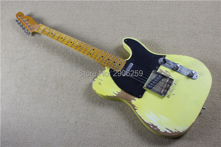 Custom Shop 53 tele гитара высокое качество ручной работы электрическая relic tl 21 лада
