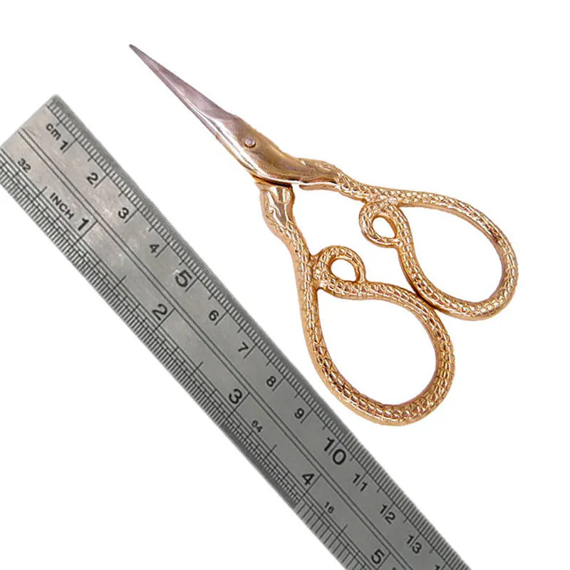 Золотая змея вышивка крестиком Вышивание рукоделия ткань вышивки отделкой scissor бренчать Пряжа dressmake Нитки портной рукоделие отрезани