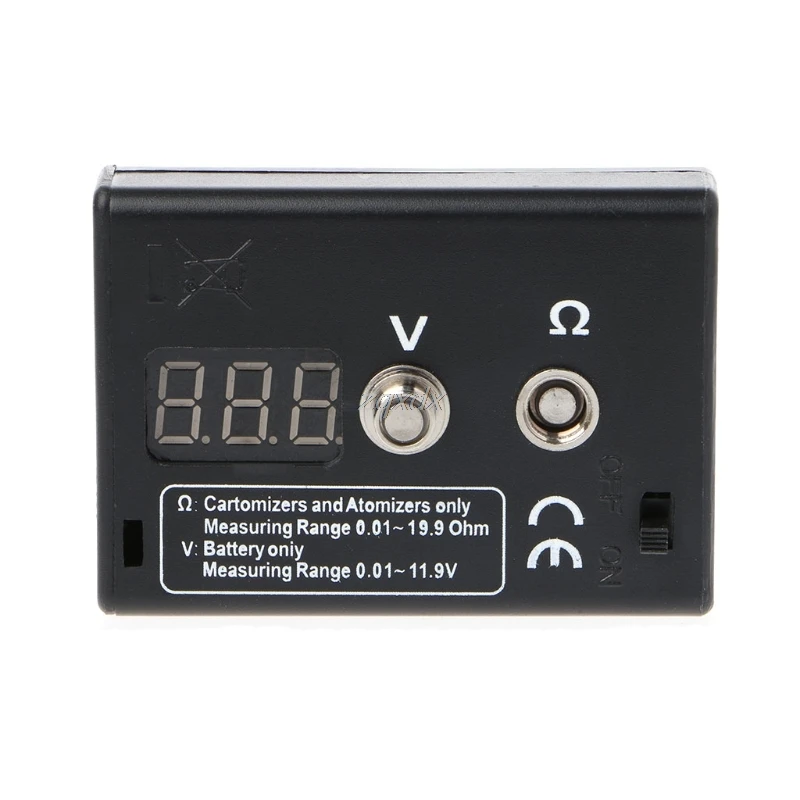 Тестер сопротивления Омметр для RDA RBA Vape инструменты тестер напряжения батареи Z18