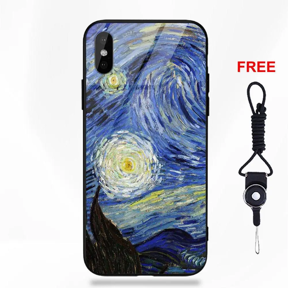Для Apple IPhone X XS Max XR 5 5C 5S SE 6 S 7 8 плюс мягкая TPU оправа закаленное стекло случае