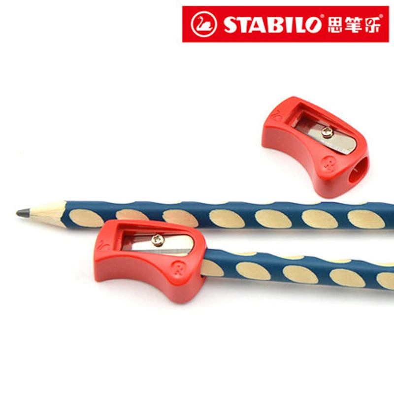 6 шт./лот Stabilo 4532 Антикоррозийная прочная Безопасная мини точилка для карандашей с