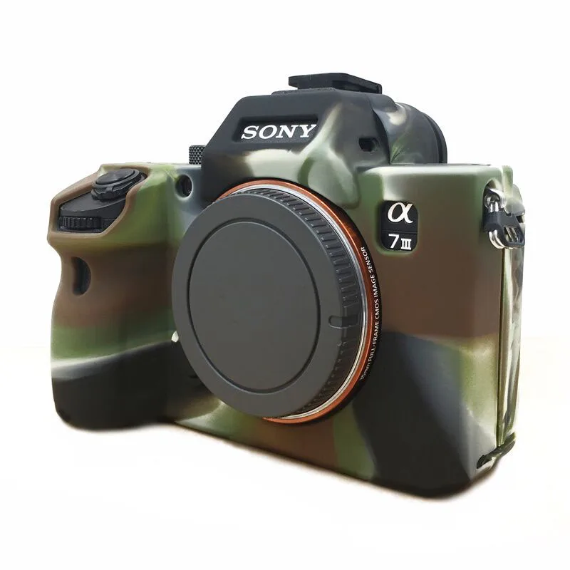 Силиконовый чехол резиновый для камеры защитный sony A9 A7 III A7III A7R3 Mark 3|Сумки