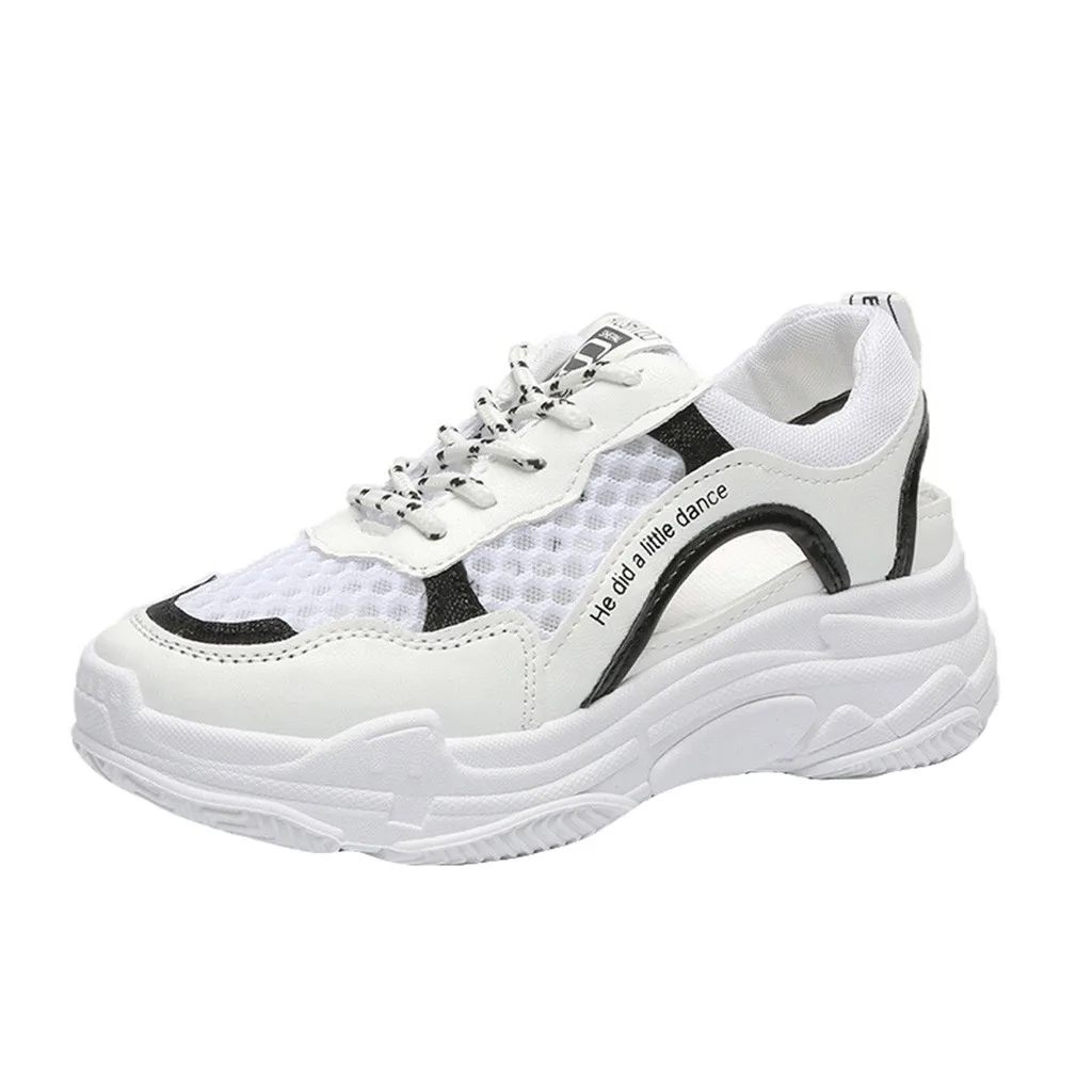 Женская спортивная обувь летние кроссовки на шнурках sapato feminino damskie zapatos de mujer #