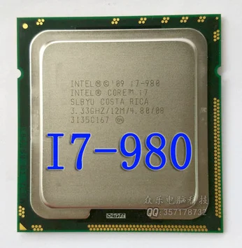 Центральный процессор intel i7 980 3 33 ГГц 32 нм шестиядерный 130 Вт отдельные детали I7