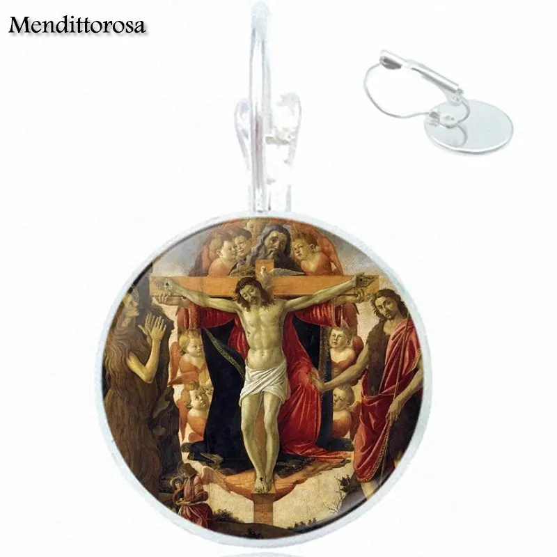 Для школьницы Maxi Botticelli's Three Graces стеклянный кабошон