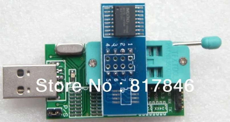 Системная плата Bios MX25L6405 W25Q64 USB программатор LCD горелка CH341A Progammer для 24 25 серий +